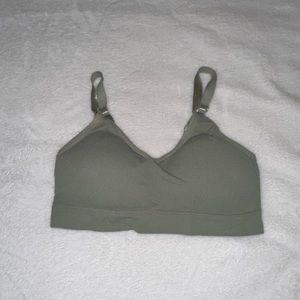 Light green padded sports bra (size 32A)
